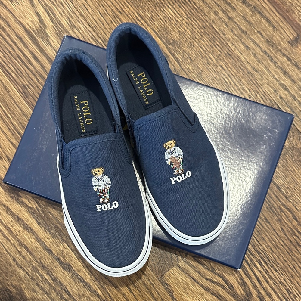 Polo by Ralph Lauren Navy Bear Slip-On kreaton